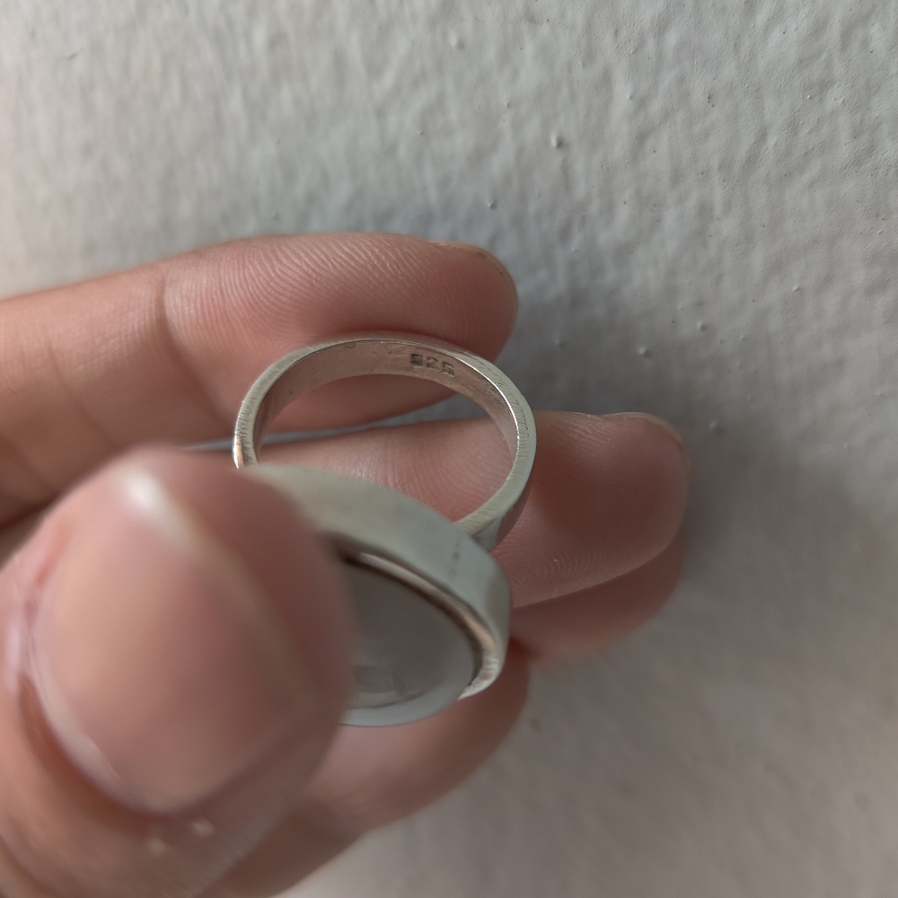 Sterling Silver Moonstone Ring (please read) - Picture 8 of 8